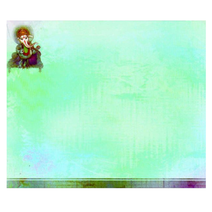 Invitation Card - Sparkling Multicolor Ganesha Wedding Card -  KNKZ0421-King of Cards