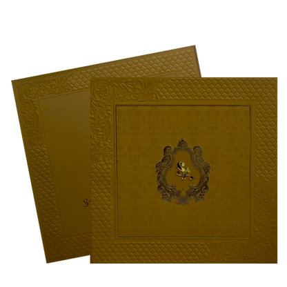 Golden Pattern Marriage Card-King of Cards