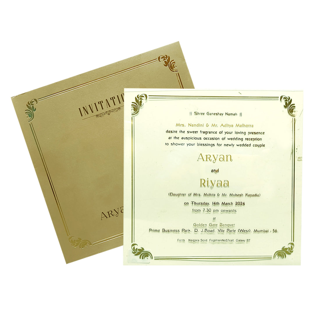 Invitation Card - KRCS6640