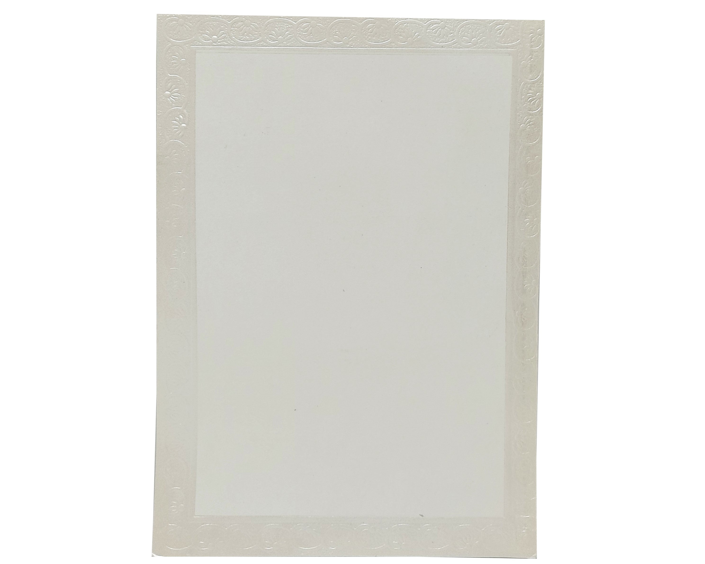 Single Sheet Invitation Card