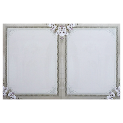 Grey Bride Groom Nameplate Box Wedding  Card-King of Cards