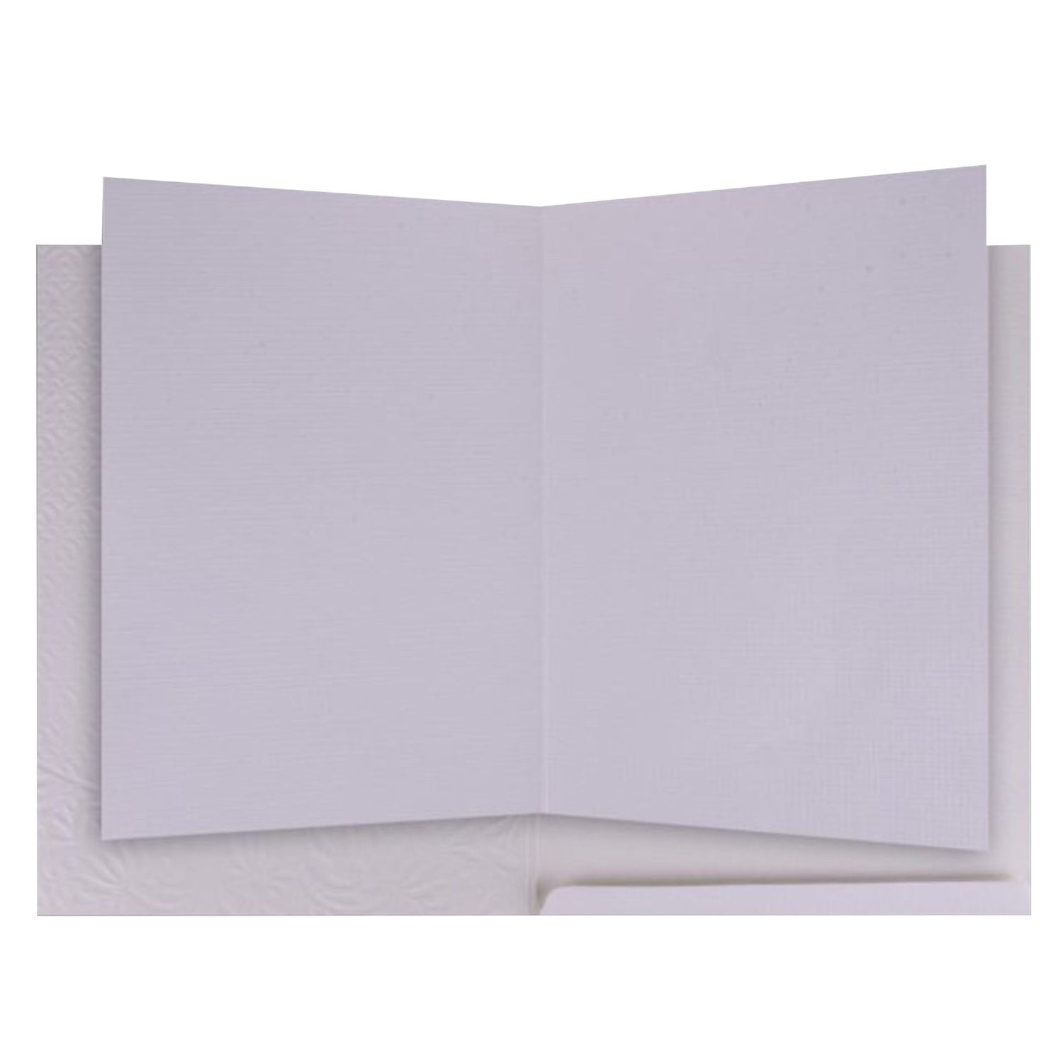 Pristine White Shading With Blue Background Ganesha Wedding Card - KNK2144
