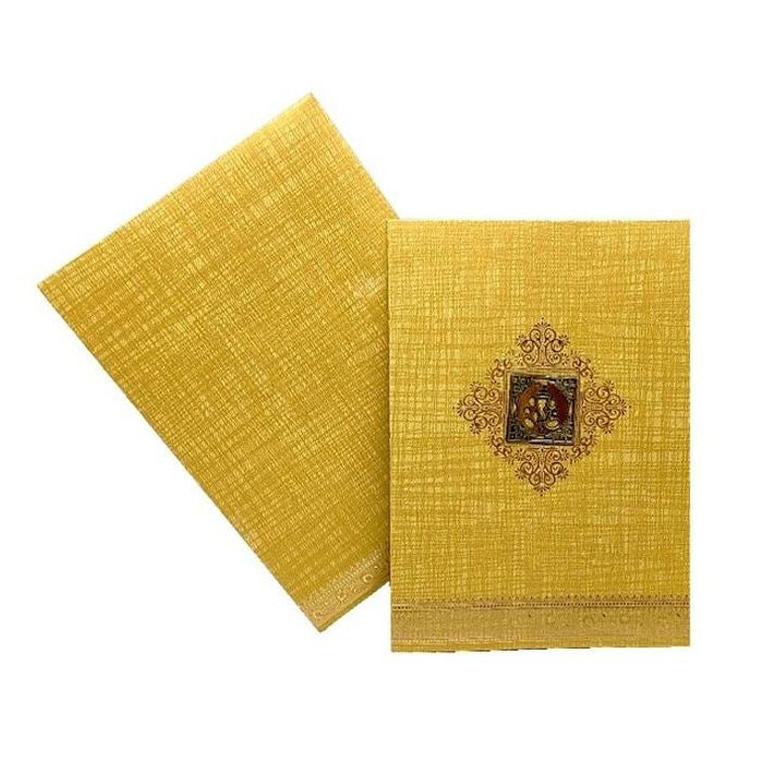 Gold Invitation Card-King of Cards