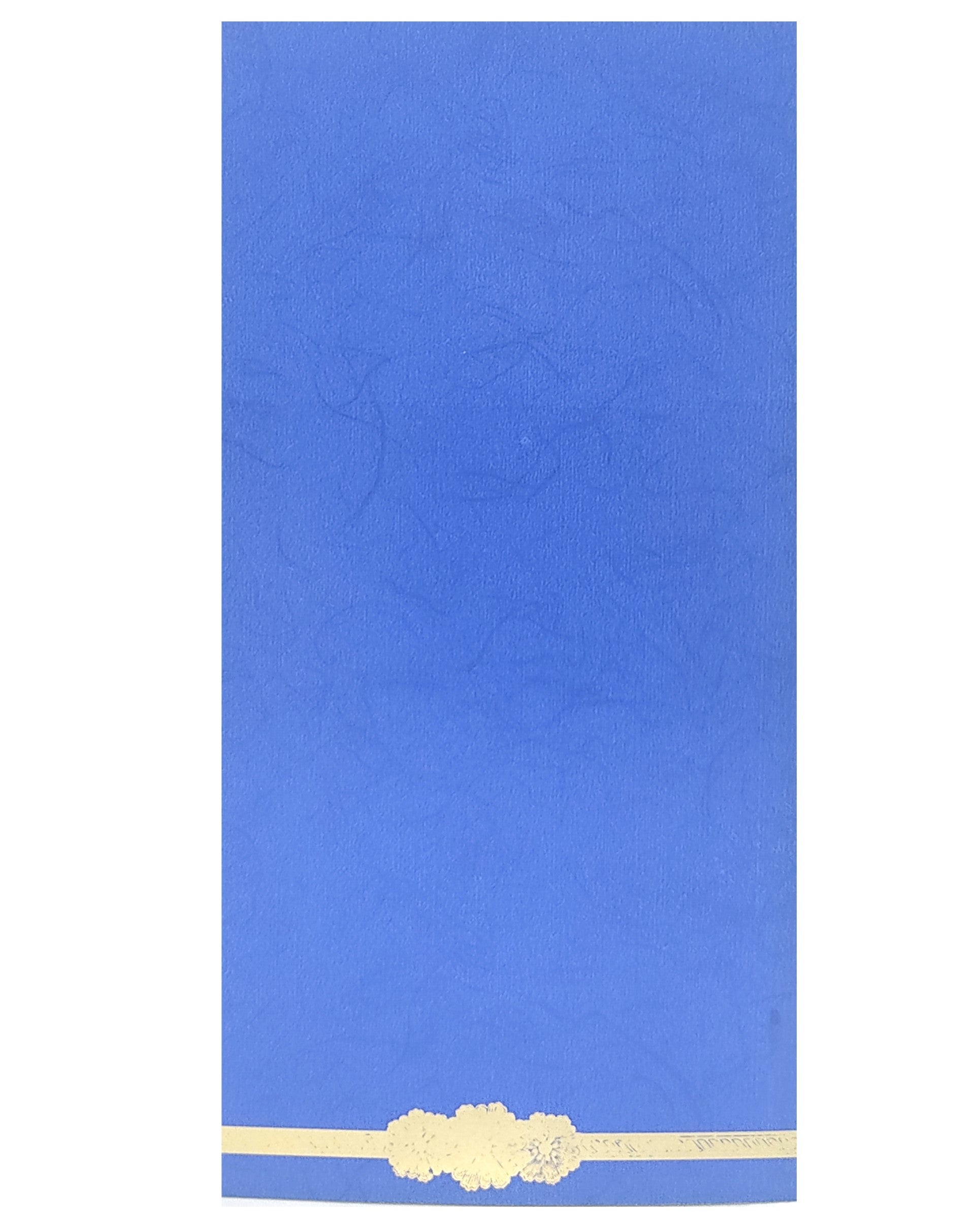 Blue Single Sheet Invitation Card-KNKS08GB