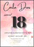 Pink Butterfly Sweet 18-AAEIG004