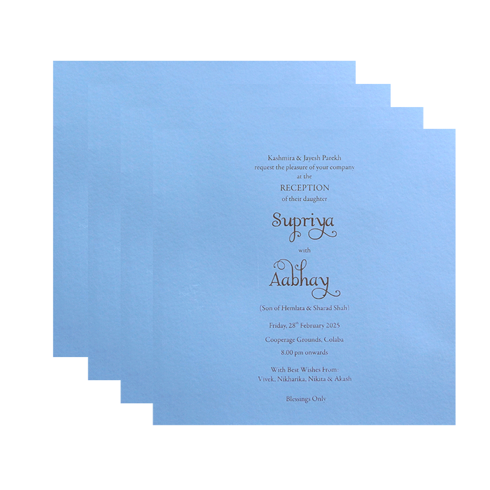 Light Blue Marriage Card-King of Cards