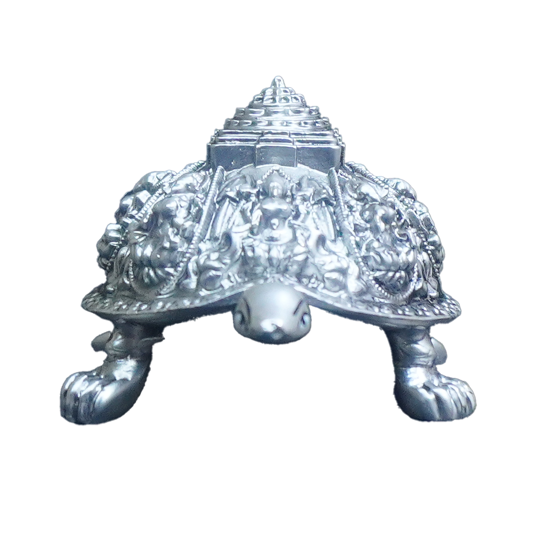 Lucky Tortoise with Ashta Lakshmi and Yantra-GRI0420