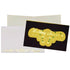Elegant and super smooth Black and gold with two white inserts invitation card! Buy now! &
