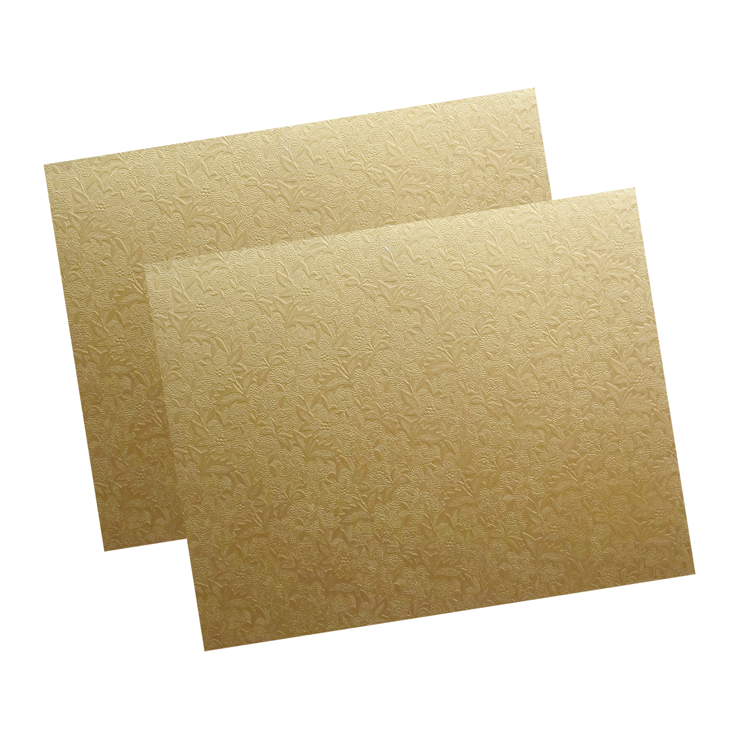 Golden Lazer Cut MDF Invitation Card-KSI11590