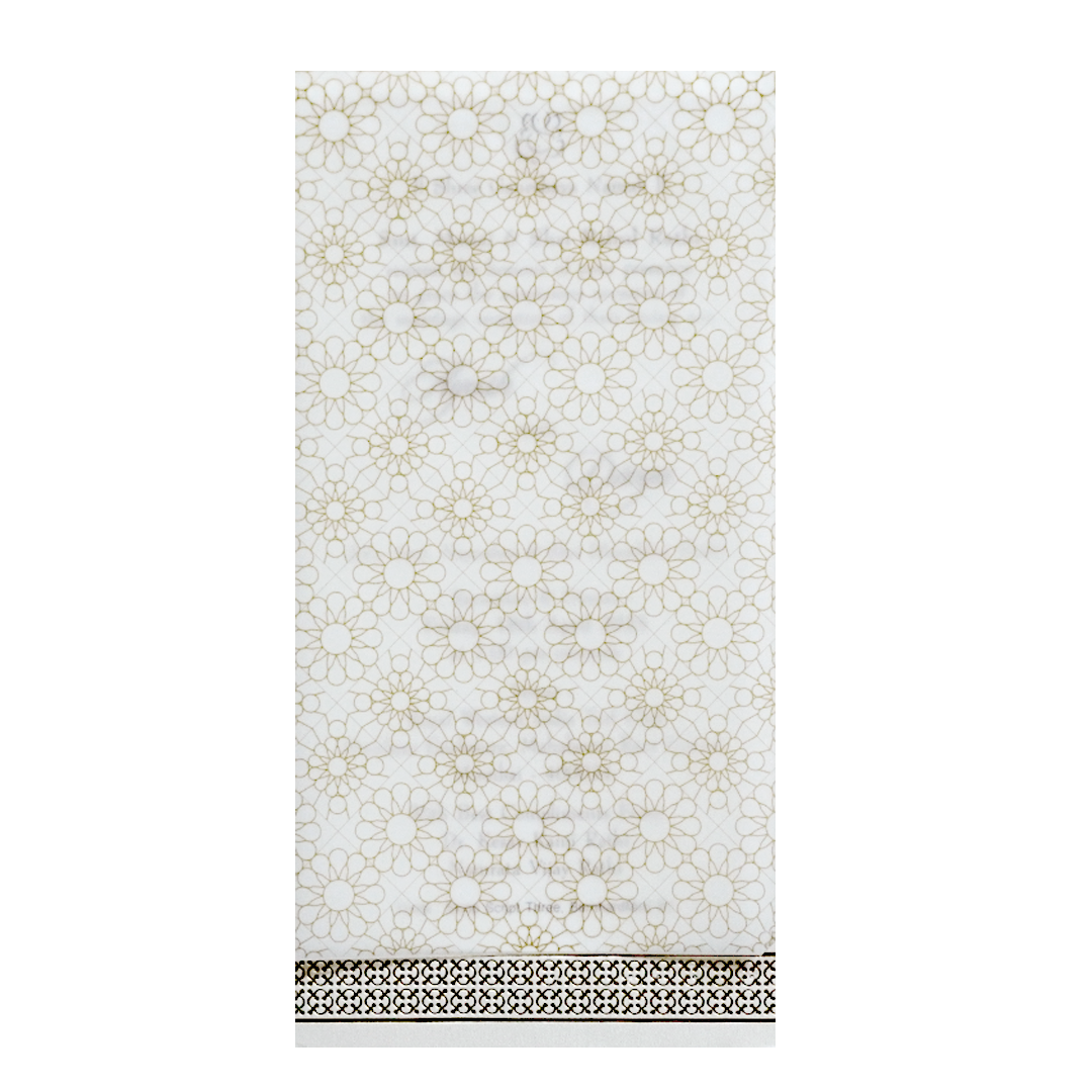 White Tracing Sheet Invitation Card-KRCS7362