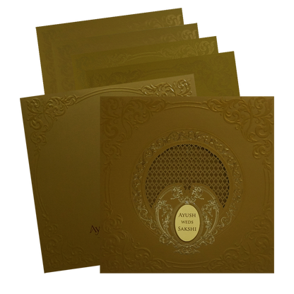 Make your event special with our exclusive Golden MDF Marriage Card. Shop now! ?WhatsApp Support ?Express Delivery.