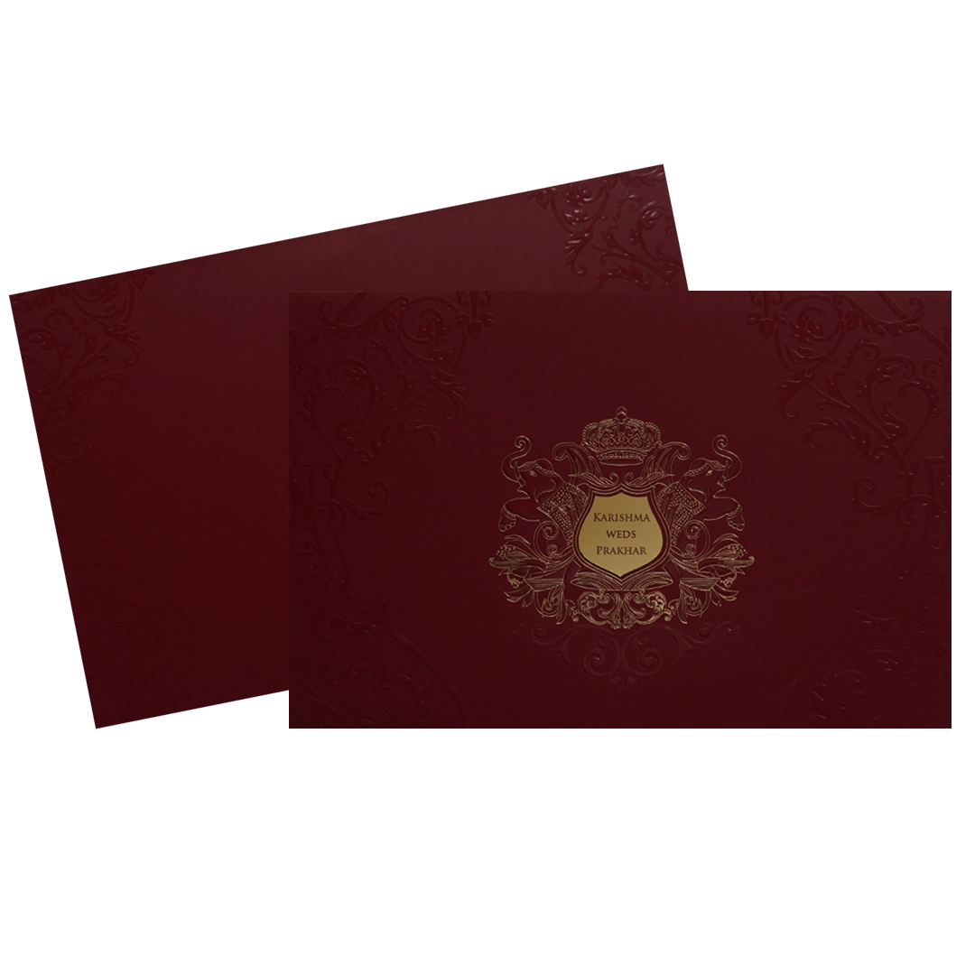Red Marriage Invitation-KPR09570
