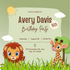 Green Vibrant Animal Invitation-AAANI002
