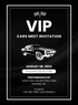 Black Car VIP Event Invitation-King of Cards
