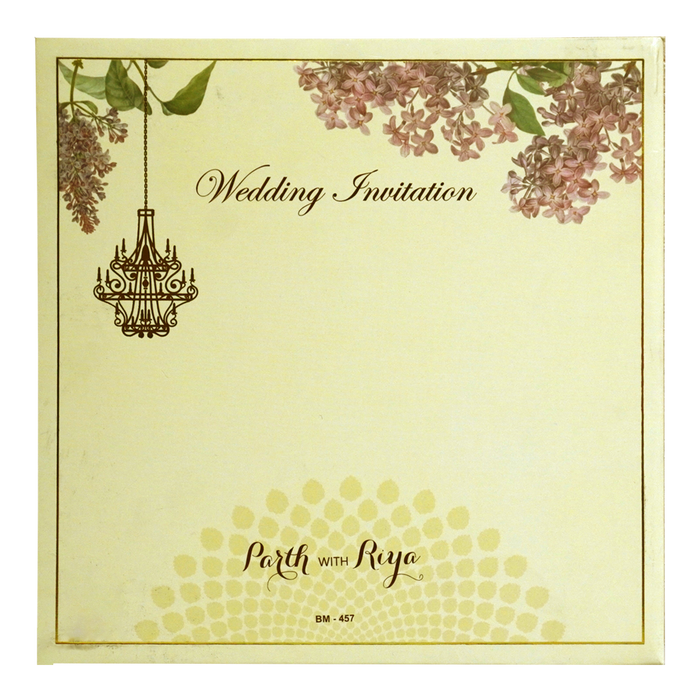 Lime Yellow Premium Marriage Card-King of Cards