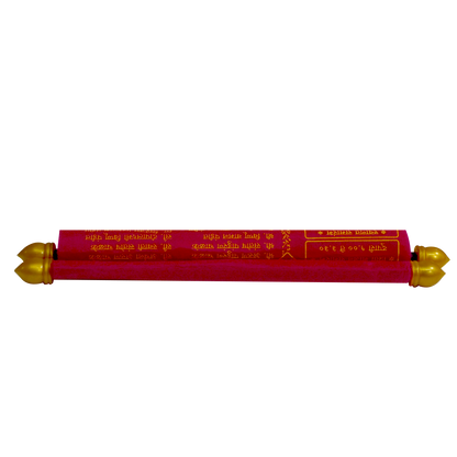 Light Crimson Red Scroll Card-KJTS0046