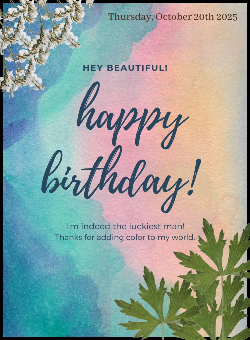 Colorful Birthday cards for her-AABCS013