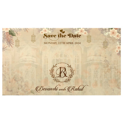 Pastel Pink Floral Invitation-KVN06440