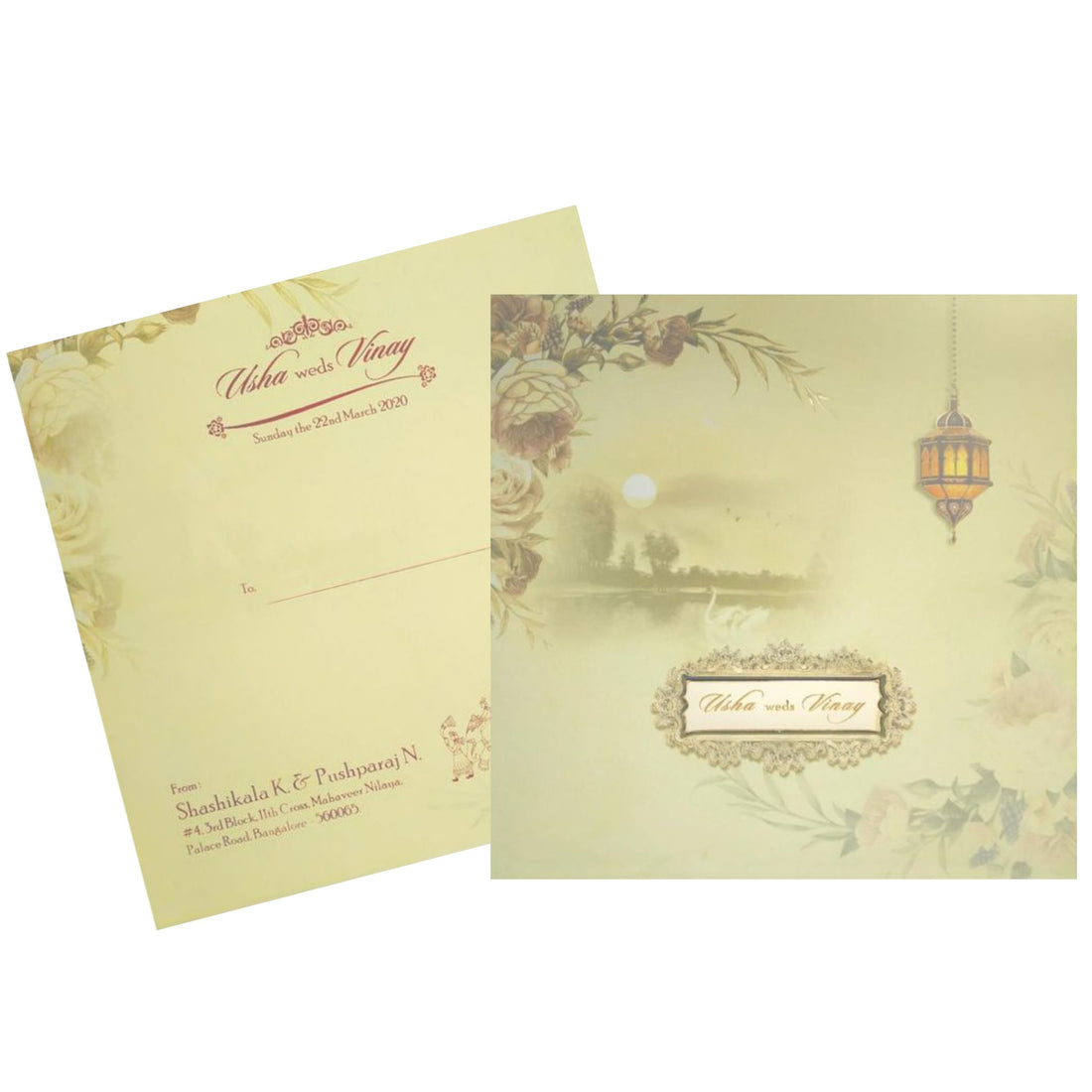 Pista Green Padded Scenery In Offset Print-KNPO5502G