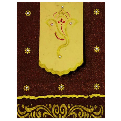 Brown Ganesha Invitation