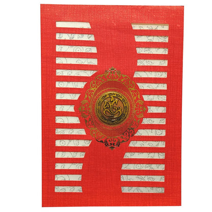 Red Laser Cut Invitation Card-Kncm802r