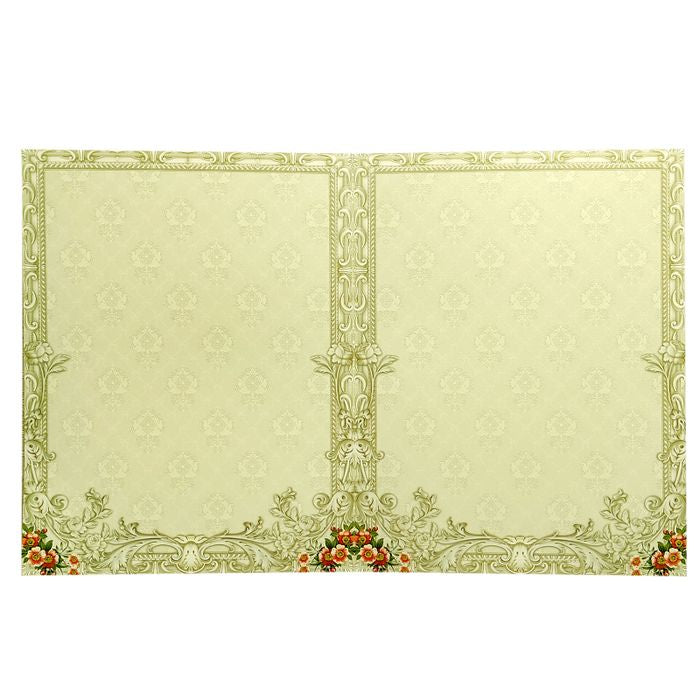 Green Bride Groom Invitation Card-King of Cards