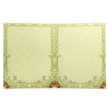 Green Bride Groom Invitation Card-King of Cards