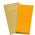Orange kadhi single sheet gold invitation card-KNKS10OG