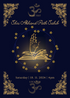 Blue And Gold Om Akhand Path Invitation-AAAKI002