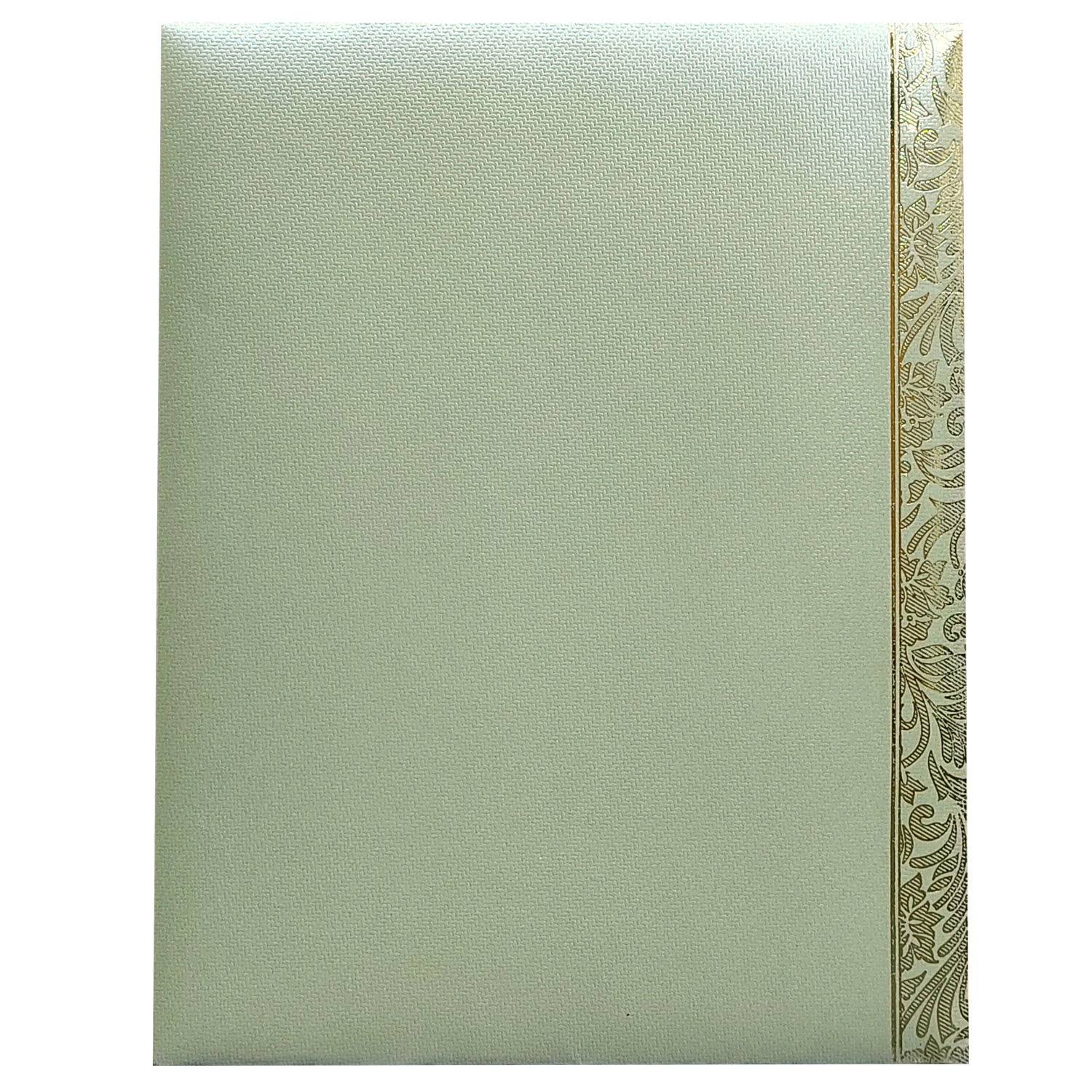 Olive Green Texture Sheet Invitation Card-KNKGN5014