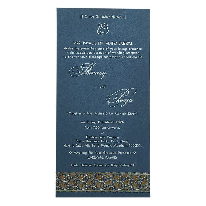 Invitation Card - KRCS6333-King of Cards
