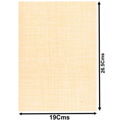 Orange Classic Paper Print Peacock Print And Ganesha Sticker Wedding Invitation Card-KNCP812O-King of Cards