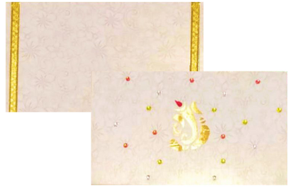 White Personal Invitation Card-cxp140-King of Cards