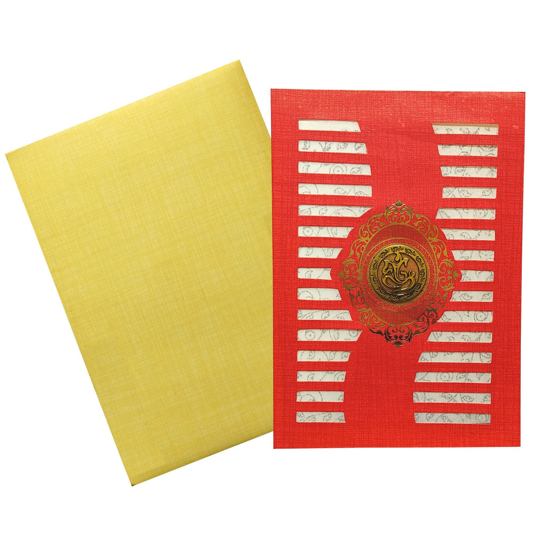 Red Laser Cut Invitation Card-Kncm802r