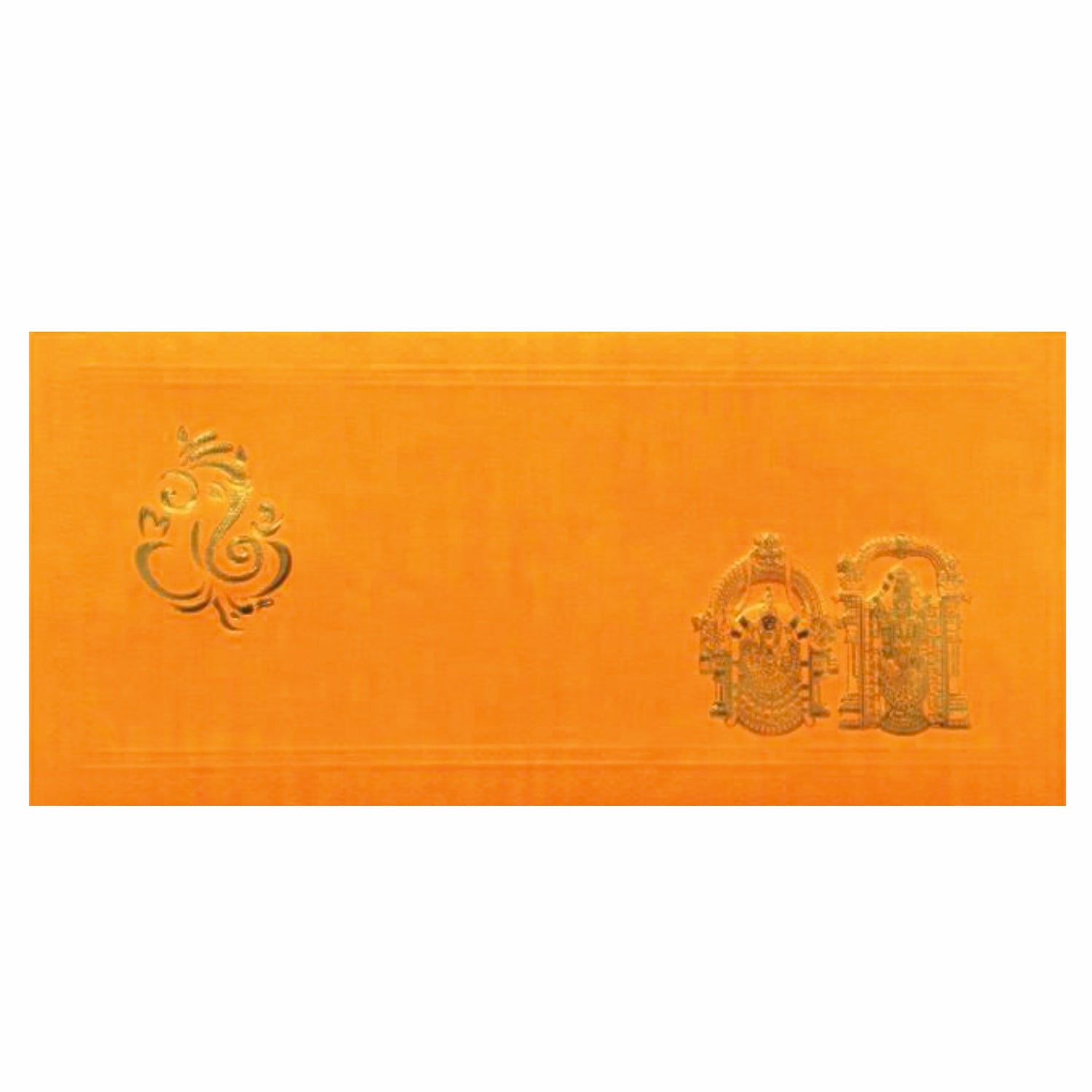 Orange Balaji Padmavathi Invitation-KNK20541