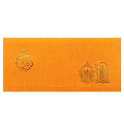 Orange Balaji Padmavathi Invitation-KNK20541