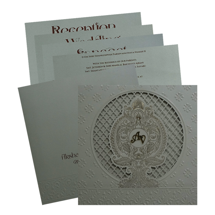 Grey MDF Marriage Card-King of Cards