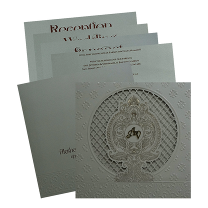 Grey MDF Marriage Card-King of Cards