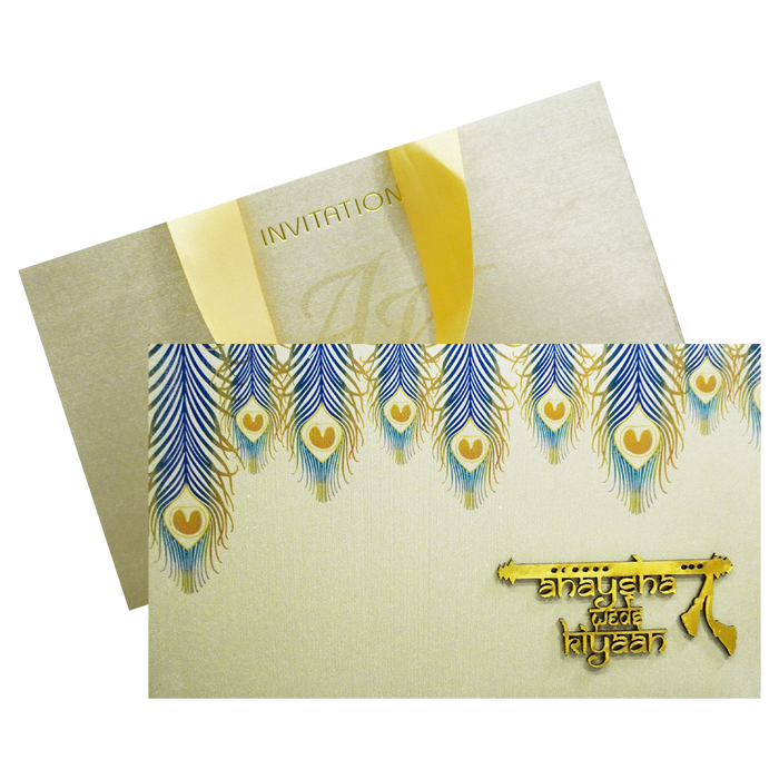 Light Brown Luxury Wedding Box-King of Cards