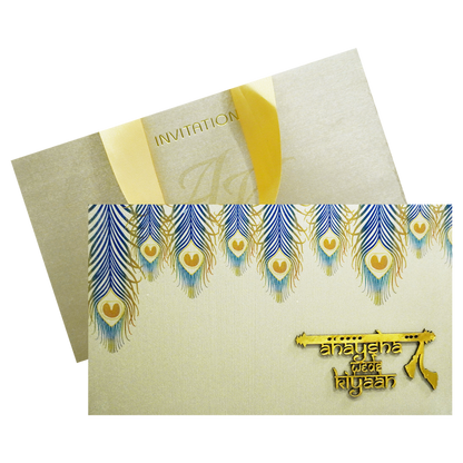 Light Brown Luxury Wedding Box-King of Cards