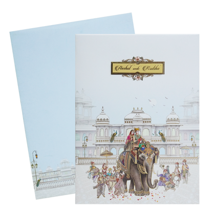 White Elephant Palace Padded Invitation-KAC05400
