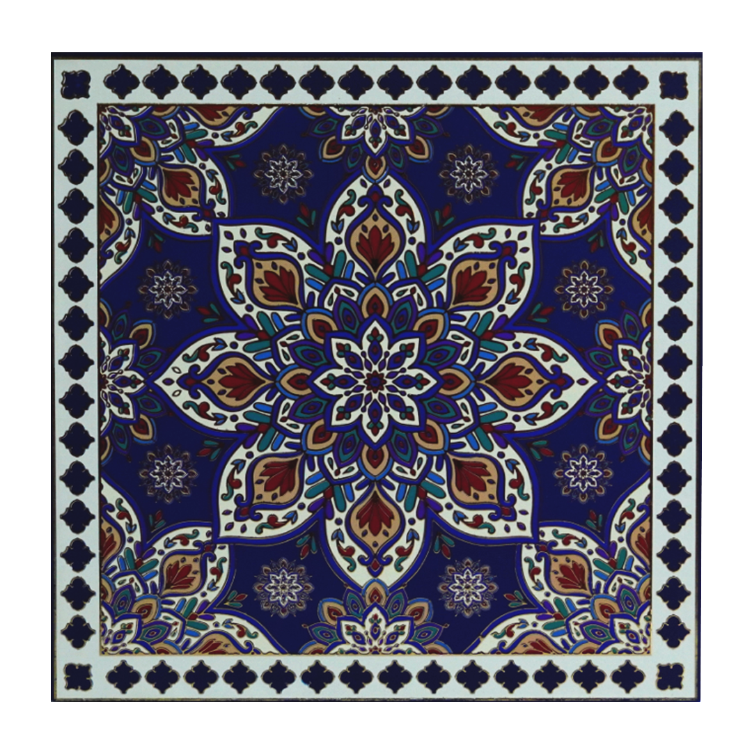 Blue Mandala Jar Box Invitation-KBX1306