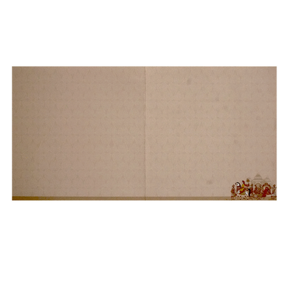 Coral Barat Theme Wedding Card-KNSN6708P