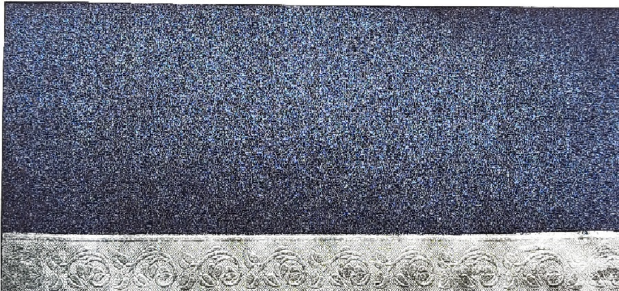 Blue Sliver Foil Border Money Envelope-cxp144